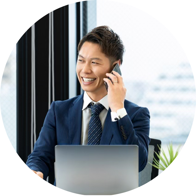 担当から電話をかける画像