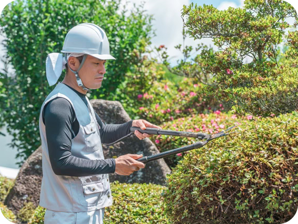 職人が剪定するするアイコン