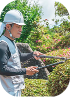 職人が剪定するするアイコン